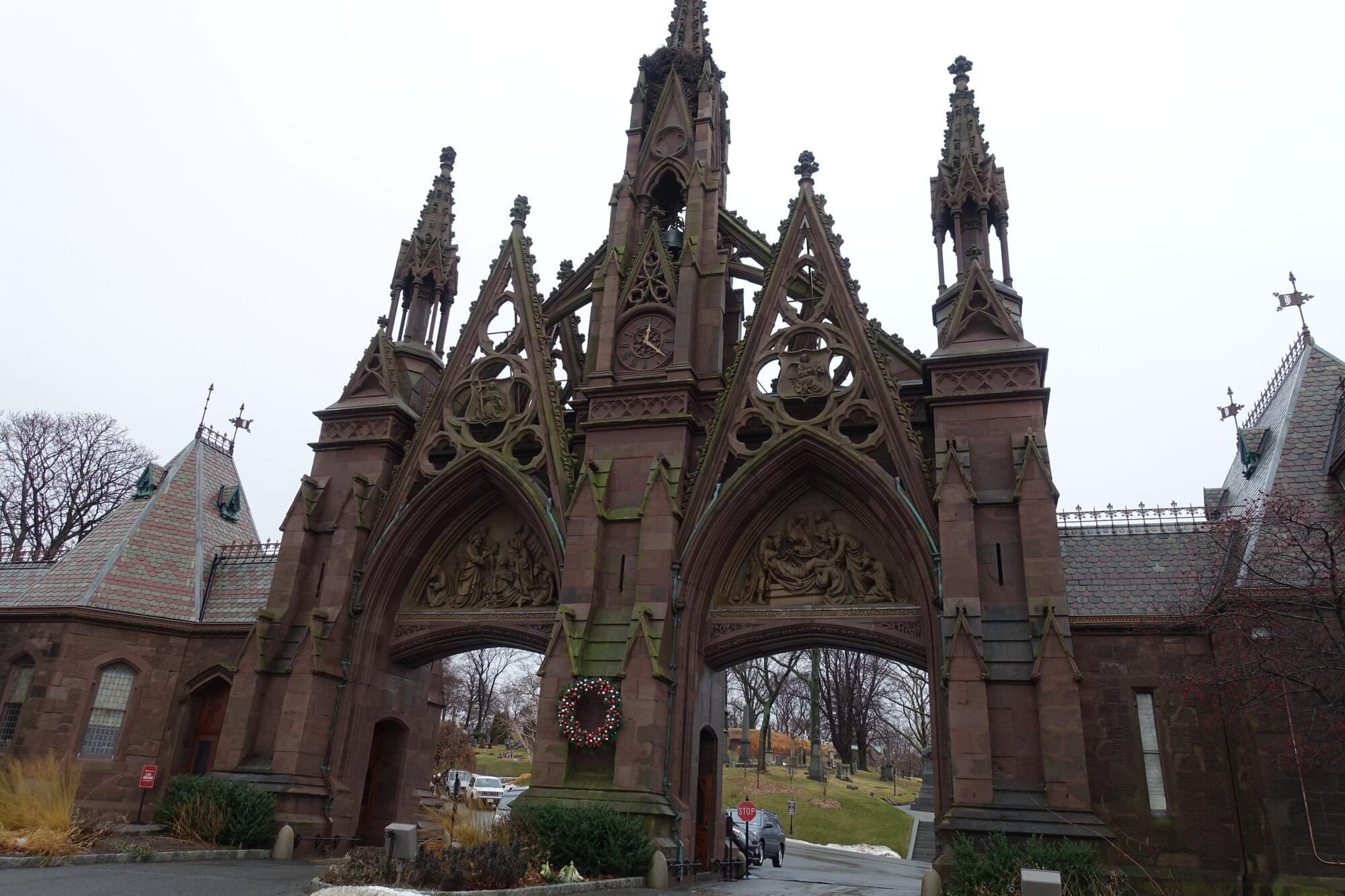 Cemetery entrance